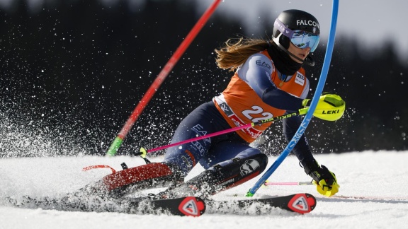 Sportschau Wintersport - Slalom Der Frauen In Saalbach - Die Zusammenfassung