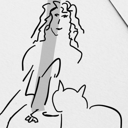 Eine Karikatur von Carole King