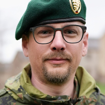 Ein Porträtbild von Reservist Daniel Gay.