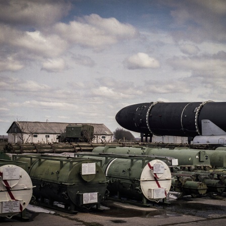 Impressionen von der Strategischen Raketenabschussbasis in Perwomajsk, 27.03.2015