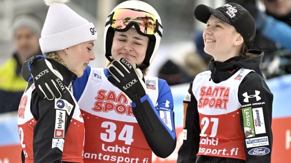 Sportschau Wintersport - Skispringen Der Frauen In Lahti - Die Zusammenfassung