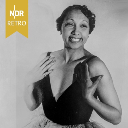 Sängerin und Tänzerin Josephine Baker, 1949 in Paris