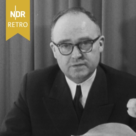 Edo Osterloh (CDU), Kultusminister Schleswig-Holsteins, 13.02.1959.