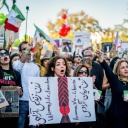 Protest für den Iran in den USA