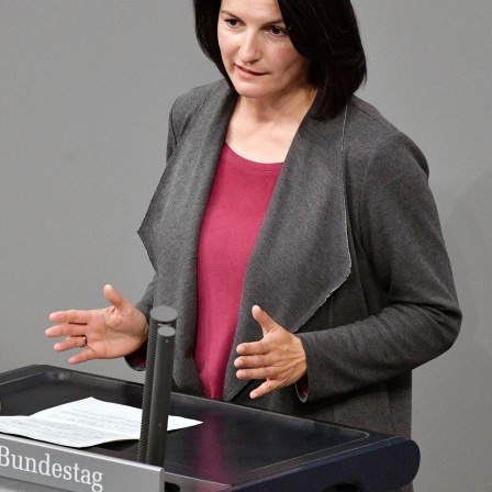 Irene Mihalic in der 228. Sitzung des Deutschen Bundestages im Reichstagsgebäude. 