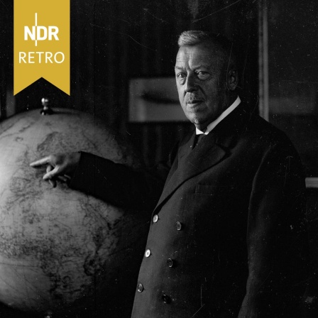Dr. Hugo Eckener, Luftfahrtpionier und Zeppelinkonstrukteur, um 1930.