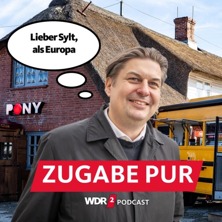 Satirische Fotomontage: Maximilian Krah vor dem Pony-Club in Sylt