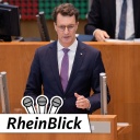 Ministerpräsident Hendrik Wüst spricht im Landtag