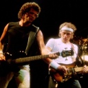 Dire Straits im Konzert im Londoner Hammersmith Odeon, 1983