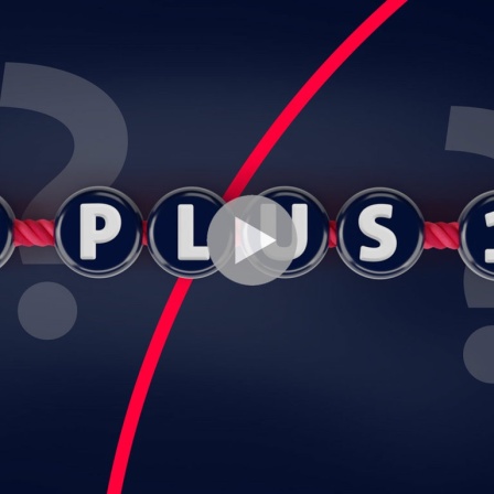 Cover des "1 plus 1"-Podcasts mit Playbutton
