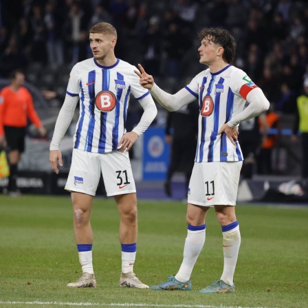 Marton Dardai und Fabian Reese (Hertha BSC)