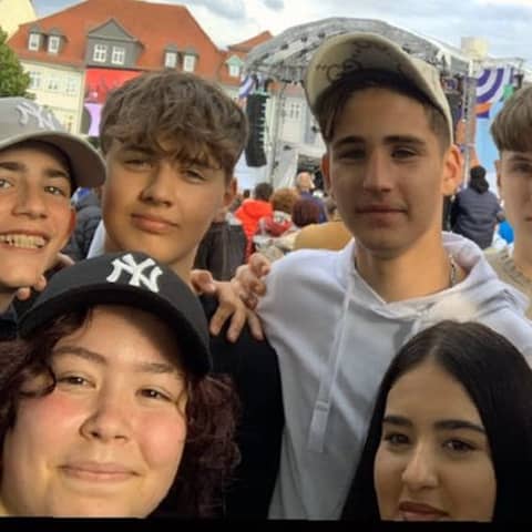 Jugendgruppe aus Baden-Württemberg auf dem Katholikentag in Erfurt