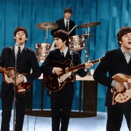 Die Beatles bei der Ed Sullivan Show ca. 1960