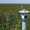 Ein Feuerwachturm nahe Briesen (Mark)