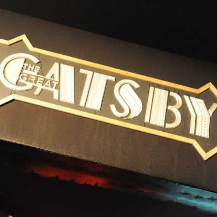 The Great Gatsby Schriftzug