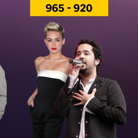 Platz 965 bis 920 (mit Miley Cyrus und Adel Tawil) der kultigsten Radio-Hitparade-Deutschlands