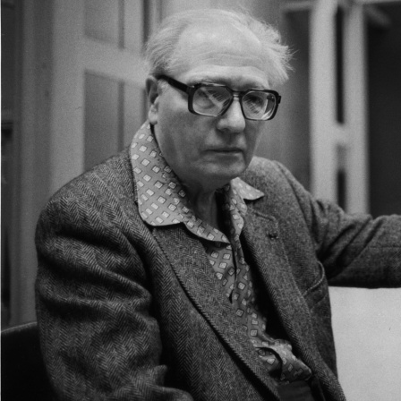 Der französische Komponist und Organist Olivier Messiaen 