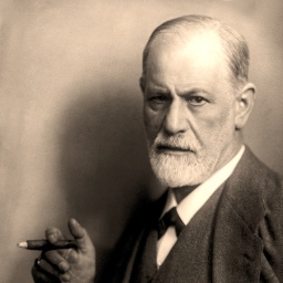 Sigmund Freud, 1921; © Max 