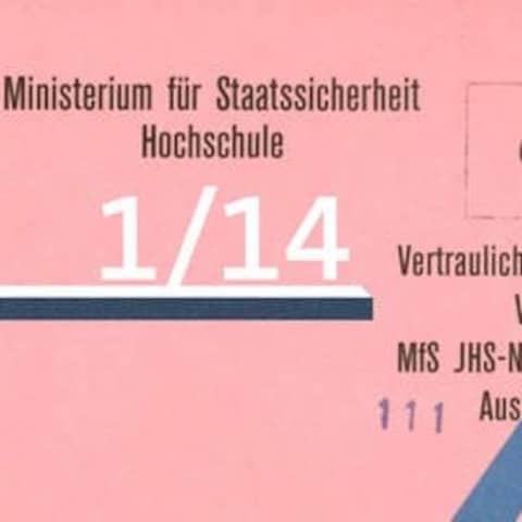 Stasi-Akte Audiofolge 1
