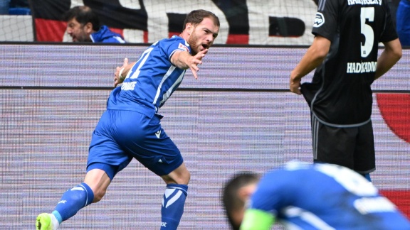 Sportschau Bundesliga - Ksc Jubelt Spät Gegen Den Hsv