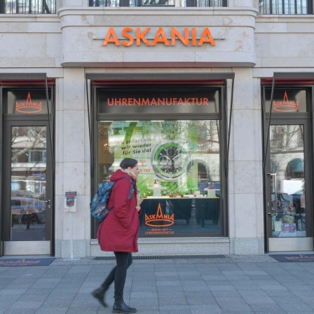 Askanie-Geschäft am Kurfürstendamm von außen