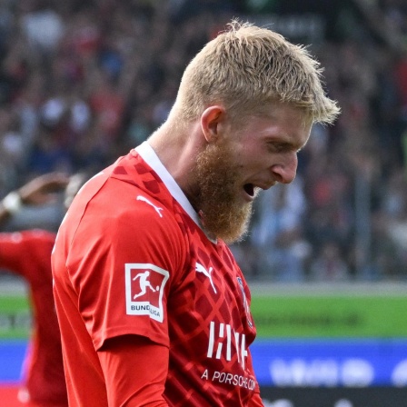 Niklas Beste vom 1. FC Heidenheim