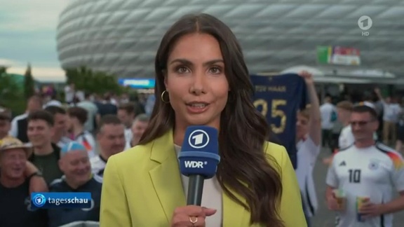 Sportschau Uefa Euro 2024 - Reporterin Lea Wagner über Die Stimmung In München