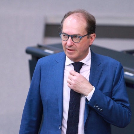 Alexander Dobrindt, CSU, im Bundestag