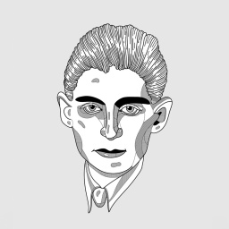 Illustration von Kafka.