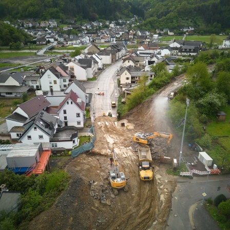 Bild vom zerstörten Ahrtal