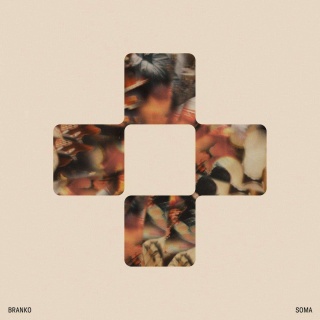 Cover des Albums "Soma" von Branko: Vier Quadrate auf beigem Hintergrund im Kreuz angeordnet