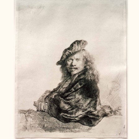 Rembrandt, Selbstbildnis, 1639, Redierung