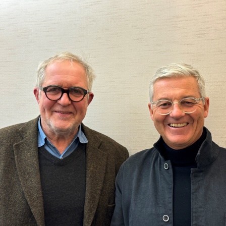 Schauspieler Harald Krassnitzer mit dem BR-Kinoexperten Markus Aicher  | Bild: @ Markus Aicher