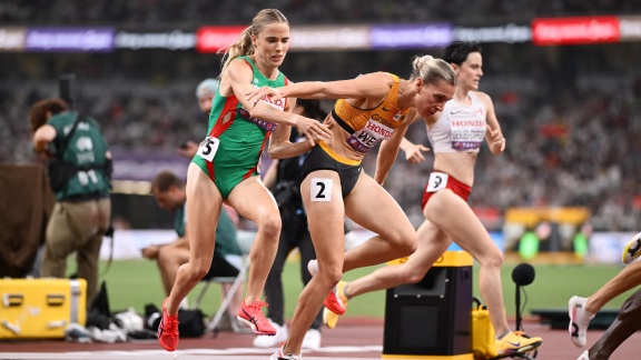 Sportschau Leichtathletik-wm 2025 - Weßel Geht Nach Stoß Von Zenoni Fast Zu Boden