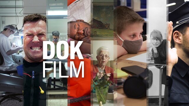 Bilder-Collage mit dem Schriftzug "Dok Film".