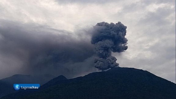Tagesschau24 - Vulkanausbruch In Indonesien