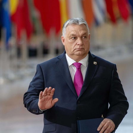Ungarns Ministerpräsident Viktor Orban kommt zum EU-Gipfel. 