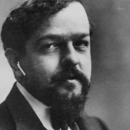 Montage: Claude Debussy mit In-Ear-Kopfhörern
