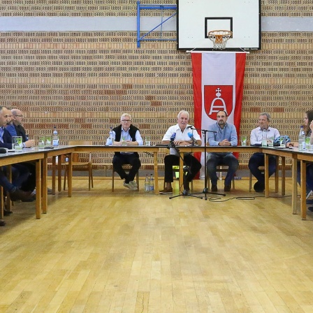 Der Tagungssaal des Gemeinderats von Freisbach vor dem Rücktritt