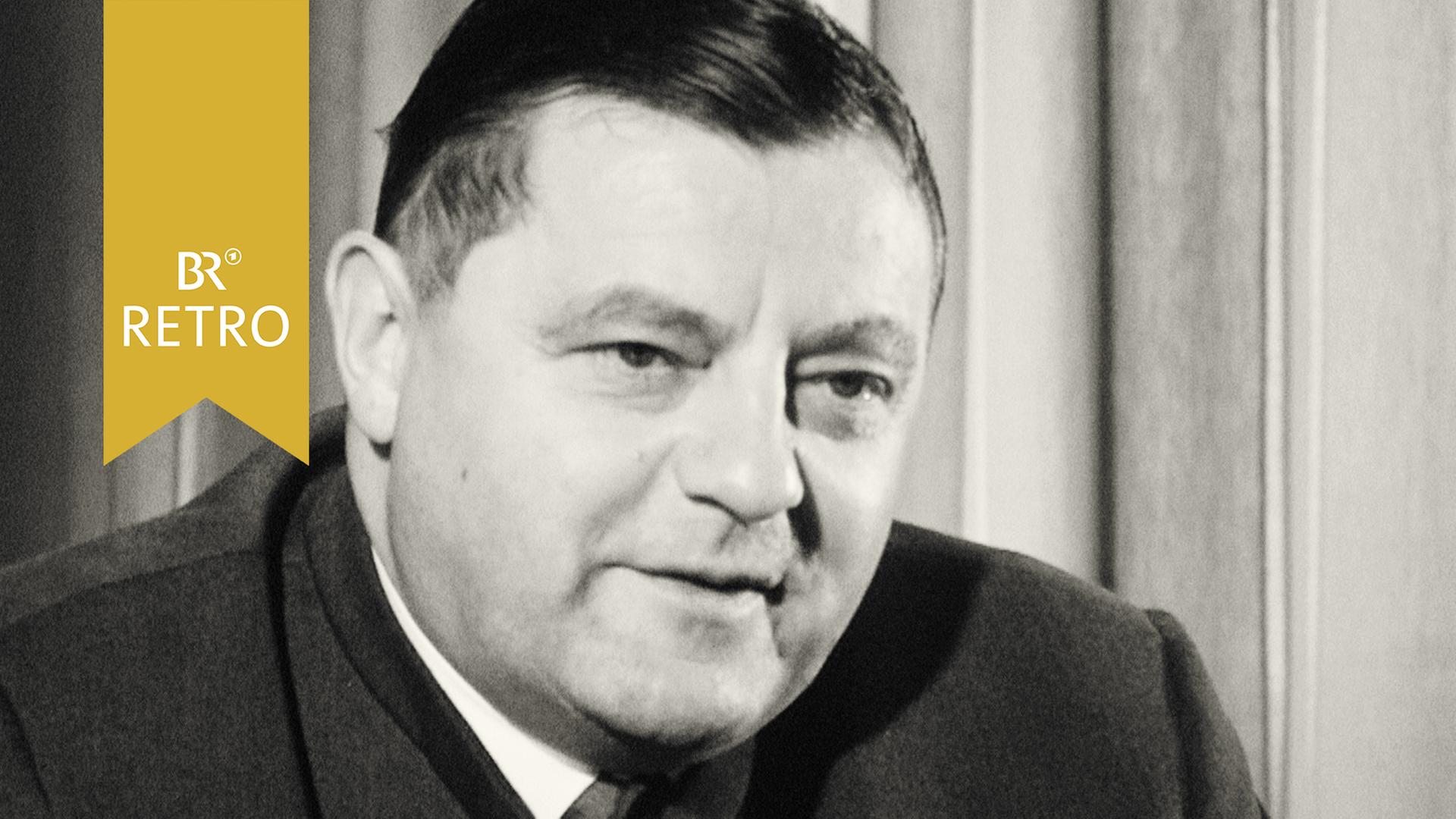 BR Retro Interview mit Franz Josef Strauß 1965 ARD Mediathek