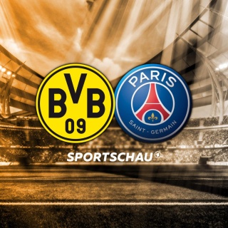 Logo Borussia Dortmund gegen Paris Saint-Germain