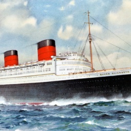 Ozeandampfer RMS Queen Elizabeth, Cunard White Star Line