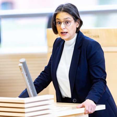 Serpil Midyatli (SPD), Vorsitzende ihrer Fraktion im Landtag von Schleswig-Holstein
