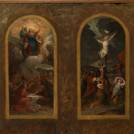 Esquisse pour l'église Notre-Dame-de-la-Croix / 1875 (Jules-Louis Machard)