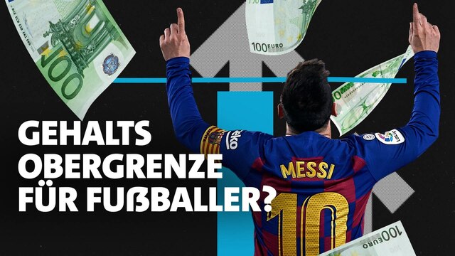 Bildmontage: Messi im Euro-Regen mit Grafik-Elementen