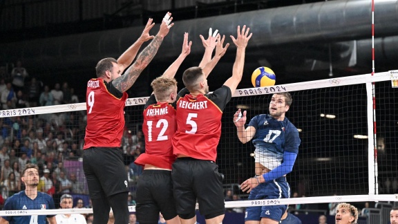 Sportschau Olympia 2024 - Volleyball: Deutschland Gegen Frankreich - Die Zusammenfassung