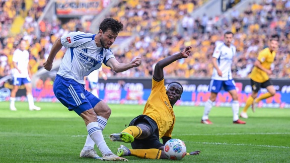 Sportschau Bundesliga - Schalke Erkämpft Sich Drei Punkte In Dresden
