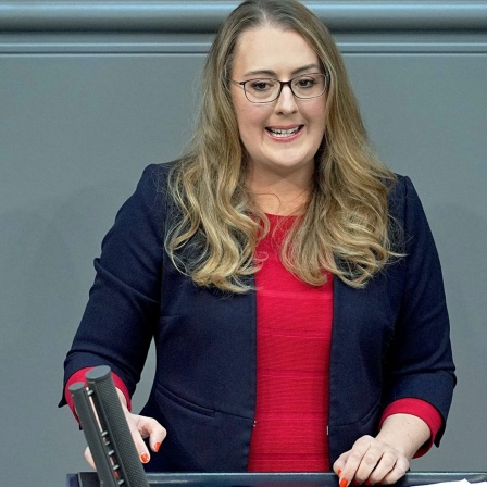 Katharina Dröge, Fraktionsvorsitzende von Bündnis 90/Die Grünen im Bundestag