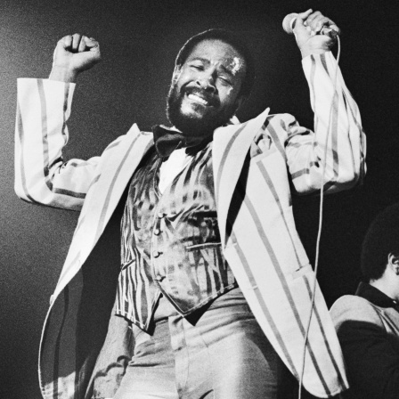 Marvin Gaye bei einem Auftritt 1978 in Amsterdam