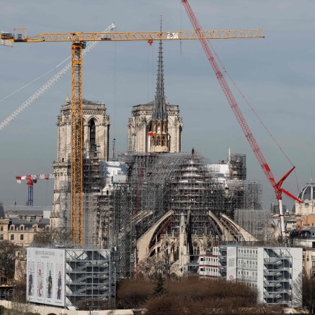 Kathedrale, Notre-Dame, Paris, Archivbild: 14.03.2024